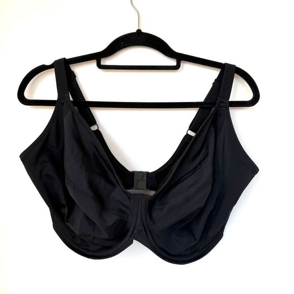 Elomi Essentials US 40M Black Plunge Underwire Bikini Top Style ES7504BLK - Picture 3 of 10